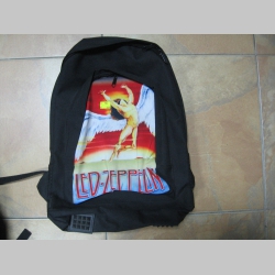 Led Zeppelin ruksak čierny, 100% polyester. Rozmery: Výška 42 cm, šírka 34 cm, hĺbka až 22 cm pri plnom obsahu